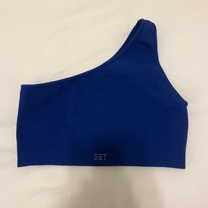 Set active one shoulder bra